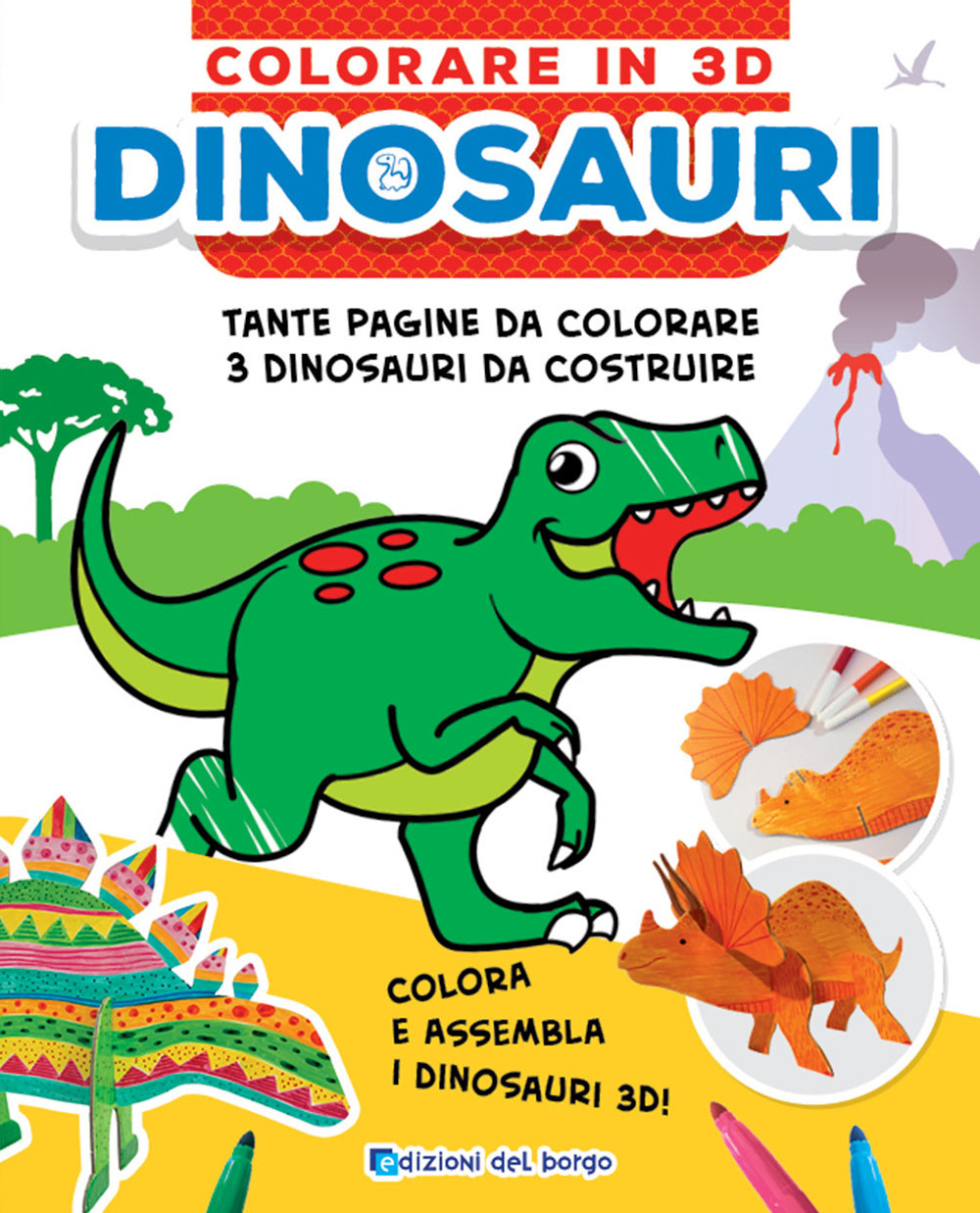 Dinosauri. Colorare in 3D