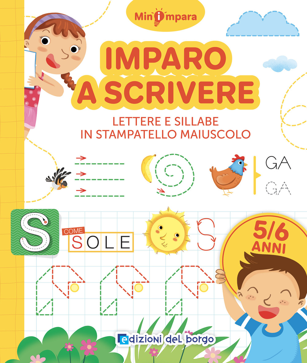 Imparo a scrivere. Tratti, segni, cornicette. Mini impara
