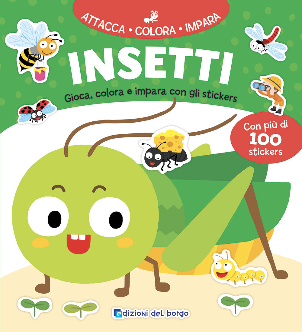 Insetti. Gioca, colora e impara con gli stickers