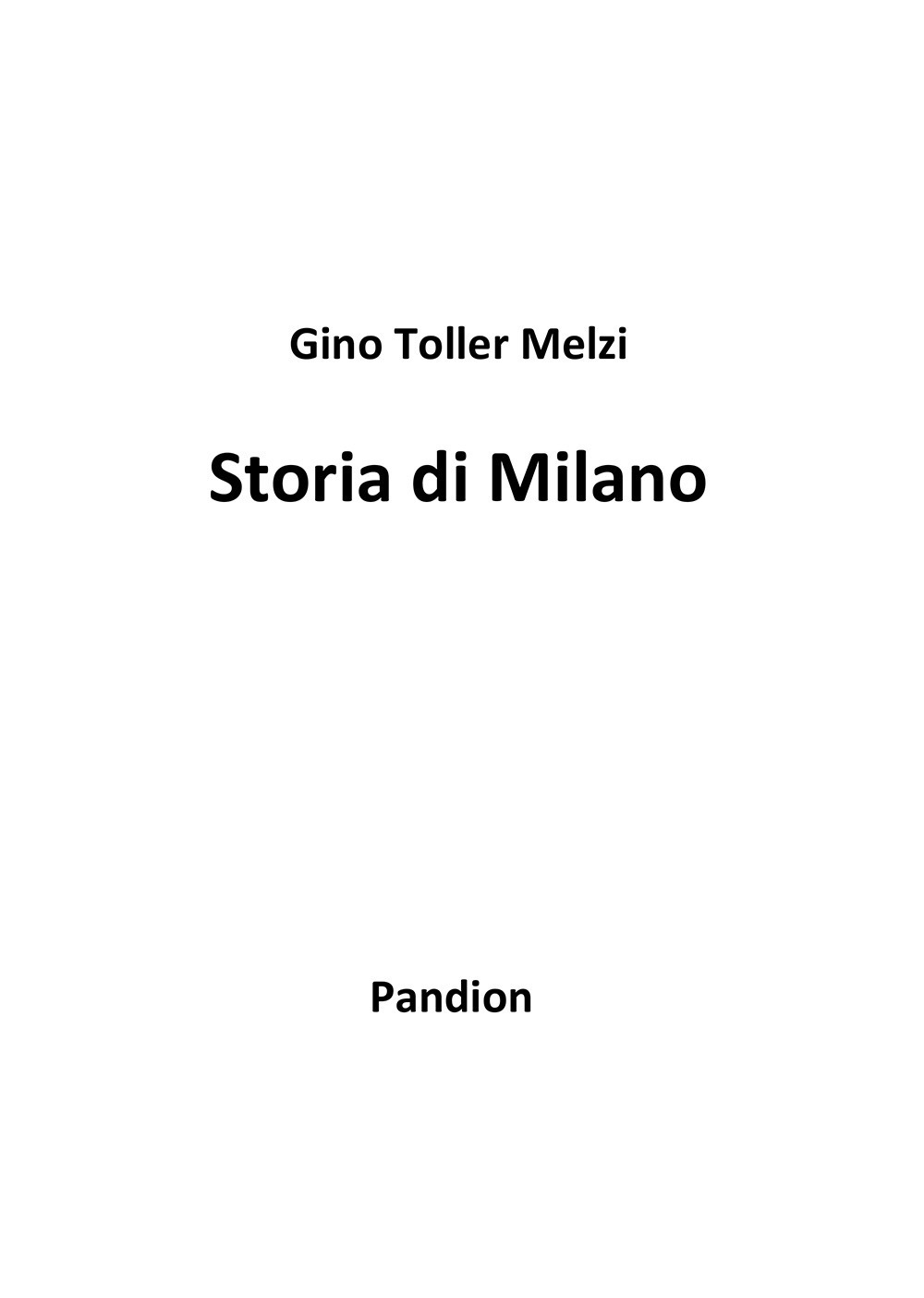 Storia di Milano