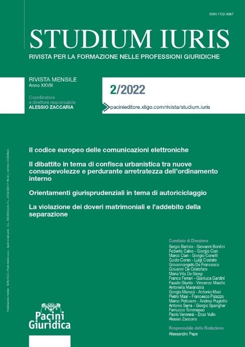 Studium iuris. Rivista per la formazione nelle professioni giuridiche. Vol. 2