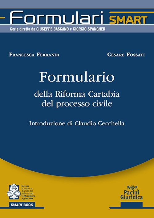 Formulario della Riforma Cartabia del processo civile