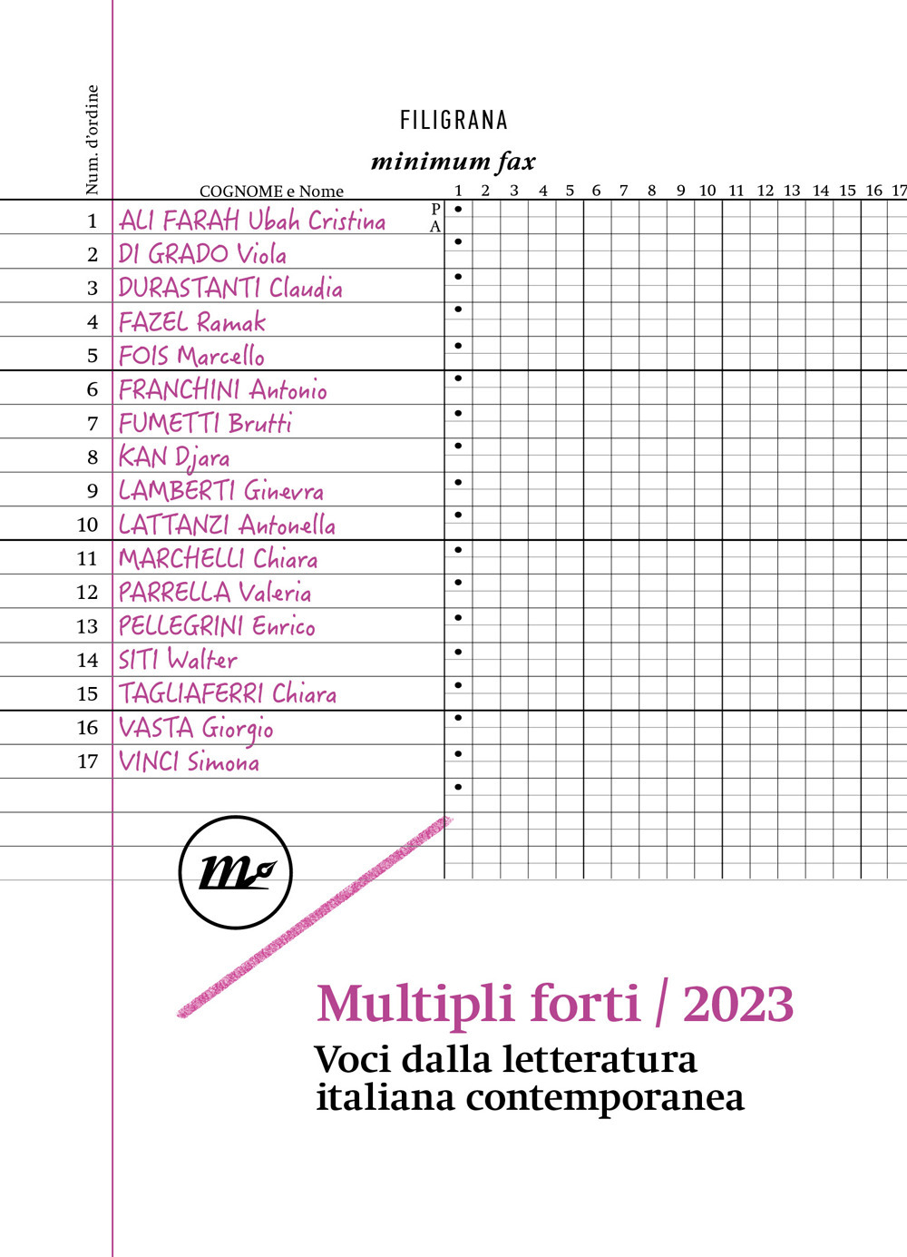 Multipli forti. Voci dalla letteratura italiana 2023