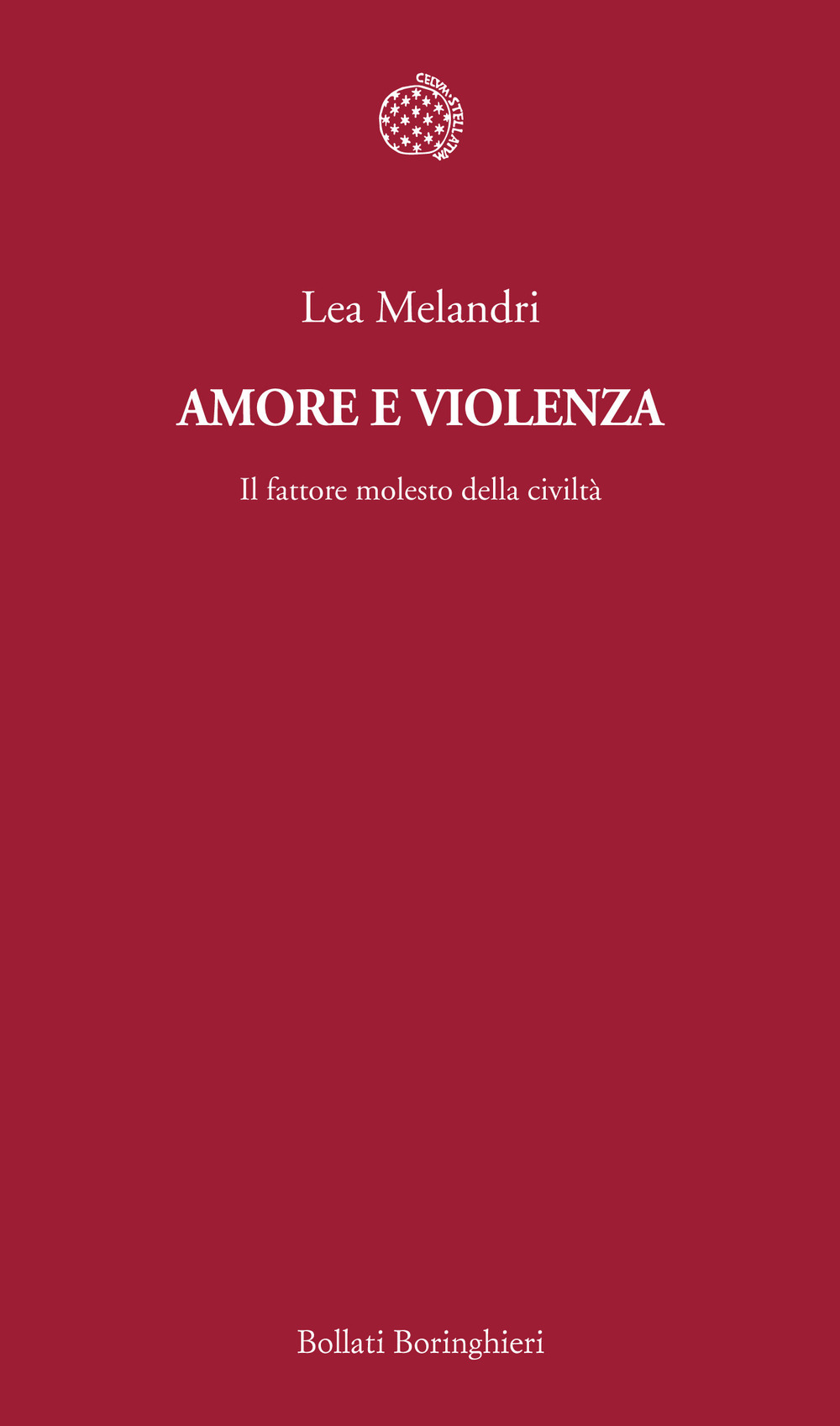 Amore e violenza. Il fattore molesto della civiltà