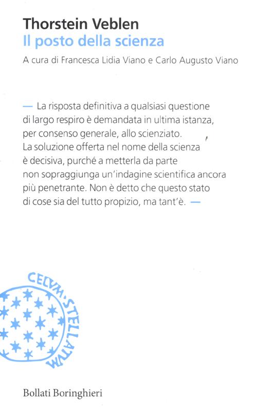 Il posto della scienza