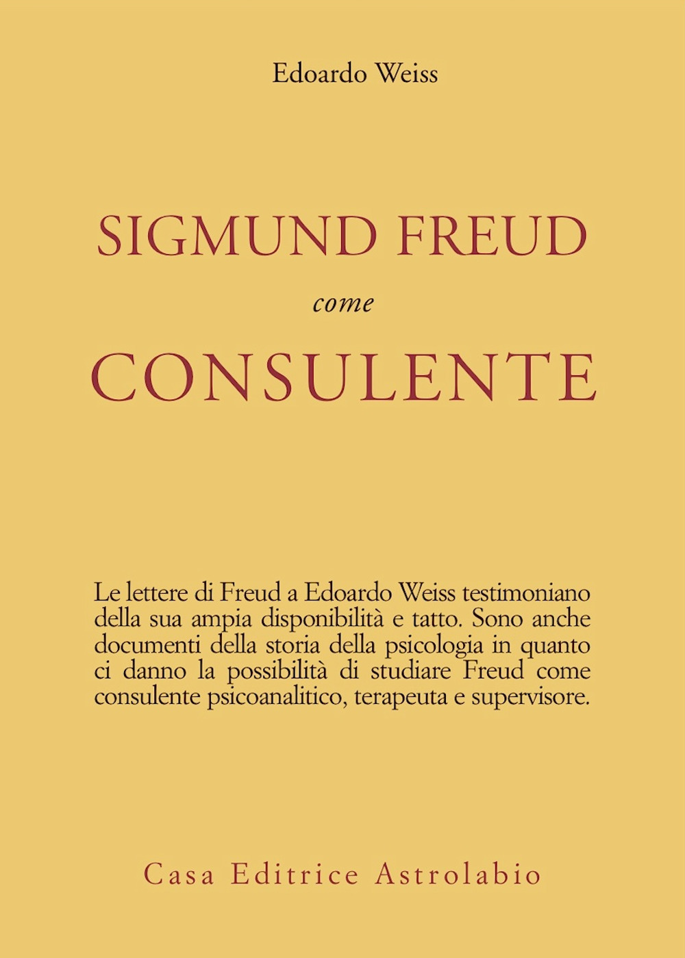 Sigmund Freud come consulente