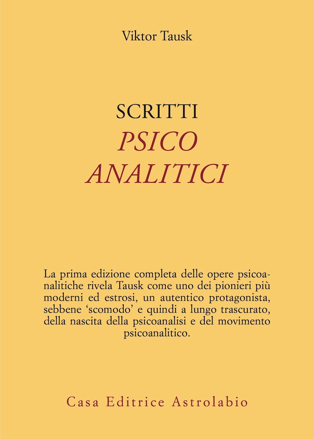 Scritti psicoanalitici