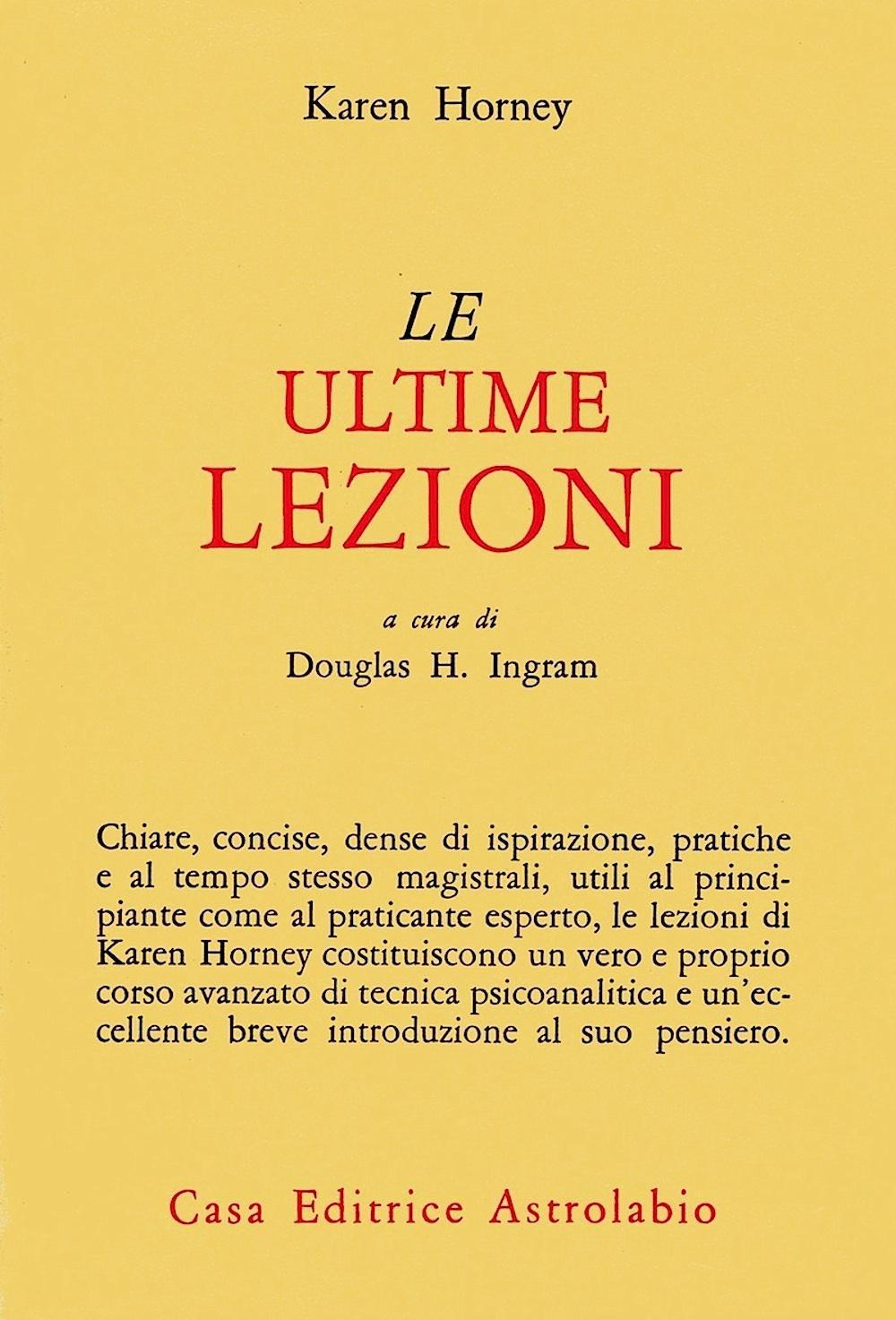 Le ultime lezioni