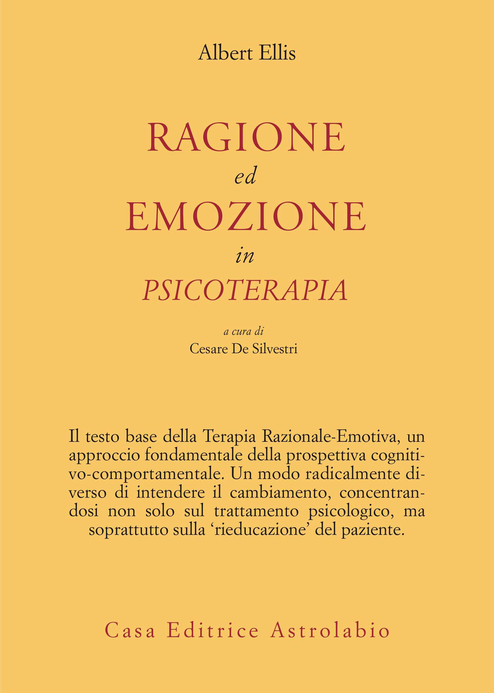 Ragione ed emozione in psicoterapia