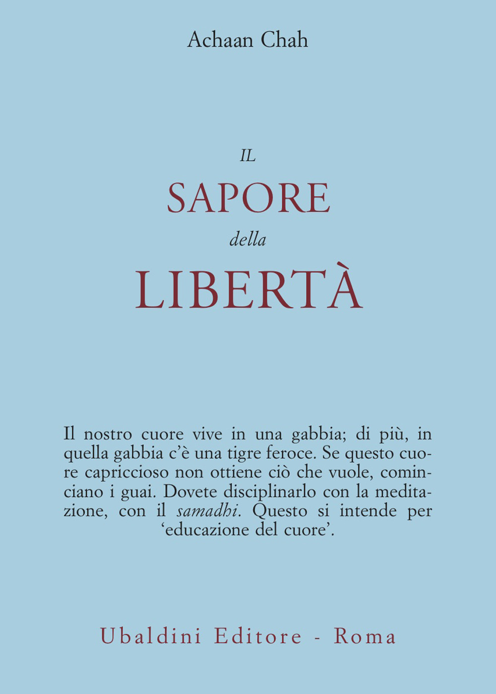 Il sapore della libertà