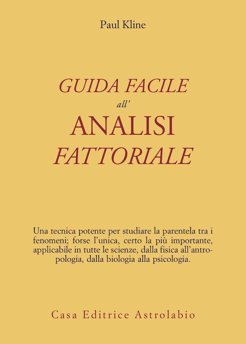 Guida facile all'analisi fattoriale