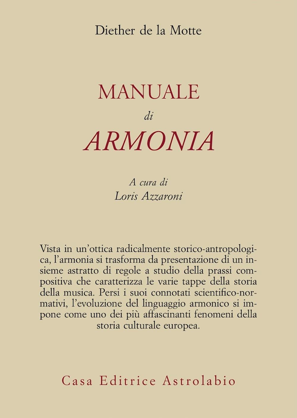 Manuale di armonia