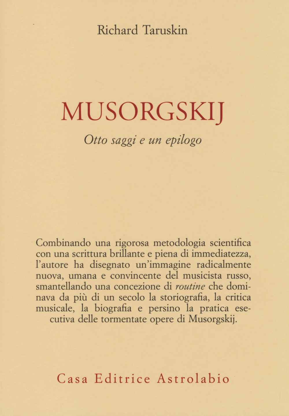 Musorgskij. Otto saggi e un epilogo