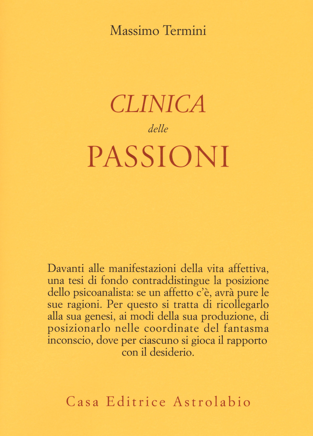 Clinica delle passioni