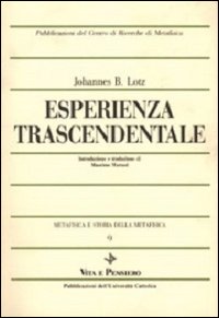 Metafisica e storia della metafisica. Vol. 9: Esperienza trascendentale