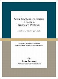 Studi di letteratura italiana in onore di Francesco Mattesini