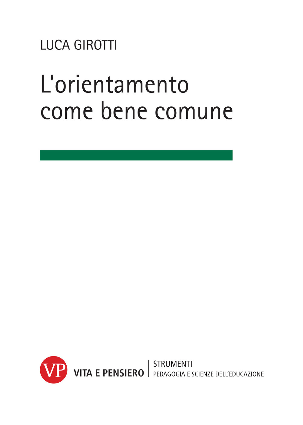 L'orientamento come bene comune