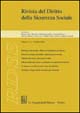 RDSS. Rivista del diritto della sicurezza sociale. Vol. 2