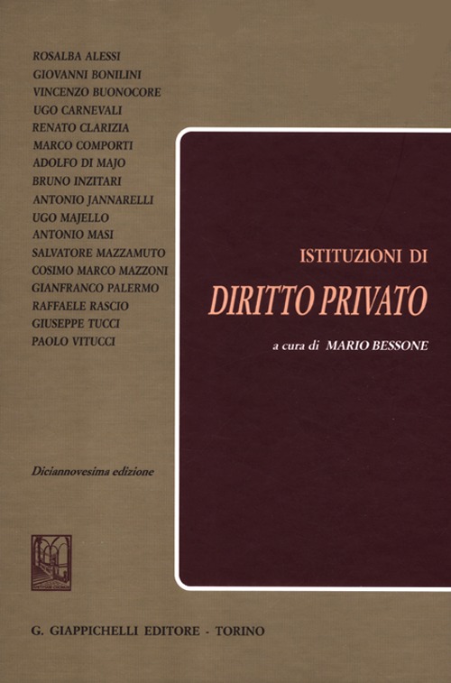 Istituzioni di diritto privato