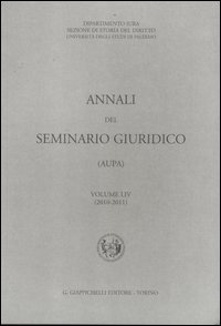 Annali del seminario giuridico. Vol. 54