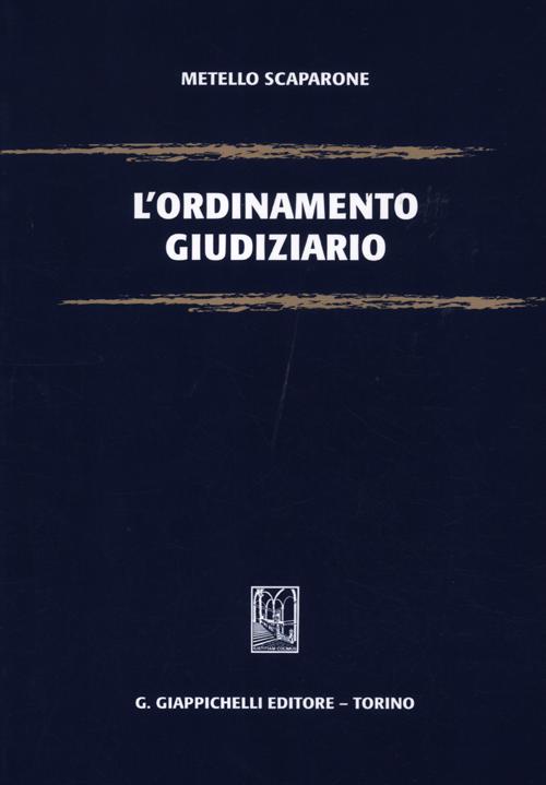 L'ordinamento giudiziario