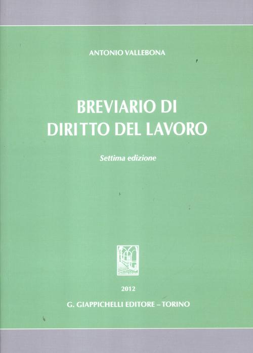 Breviario di diritto del lavoro
