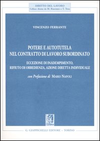 Potere e autotutela nel contratto di lavoro subordinato. Eccezione di inadempimento, rifiuto di obbedienza, azione diretta individuale