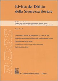 RDSS. Rivista del diritto della sicurezza sociale. Vol. 2