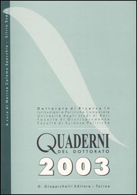 Quaderni del dottorato 2003