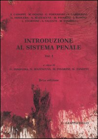 Introduzione al sistema penale. Vol. 1