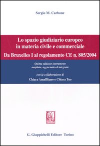 Lo spazio giuridico europeo in materia civile e commerciale. Da Bruxelles I al regolamento CE n. 805/2004