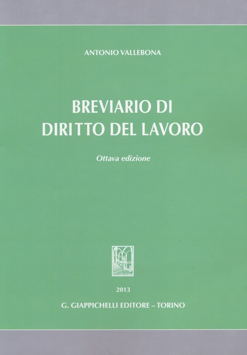 Breviario di diritto del lavoro