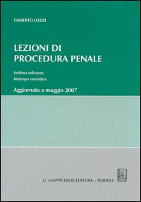 Lezioni di procedura penale