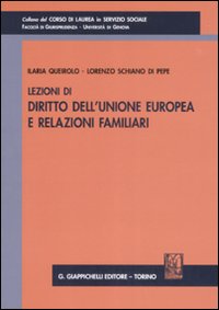 Lezioni di diritto dell'Unione Europea e relazioni familiari