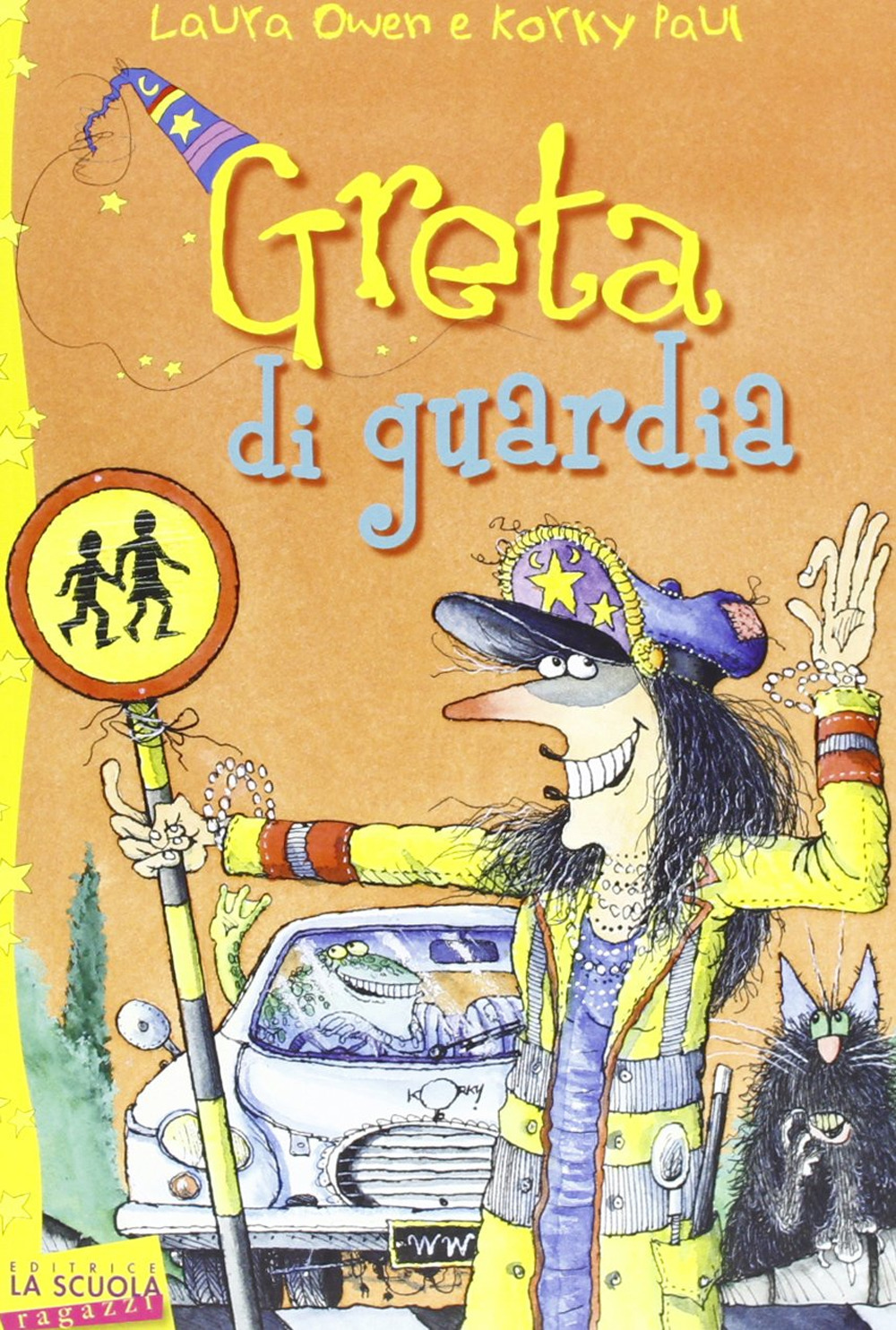 Greta di guardia. Greta la strega