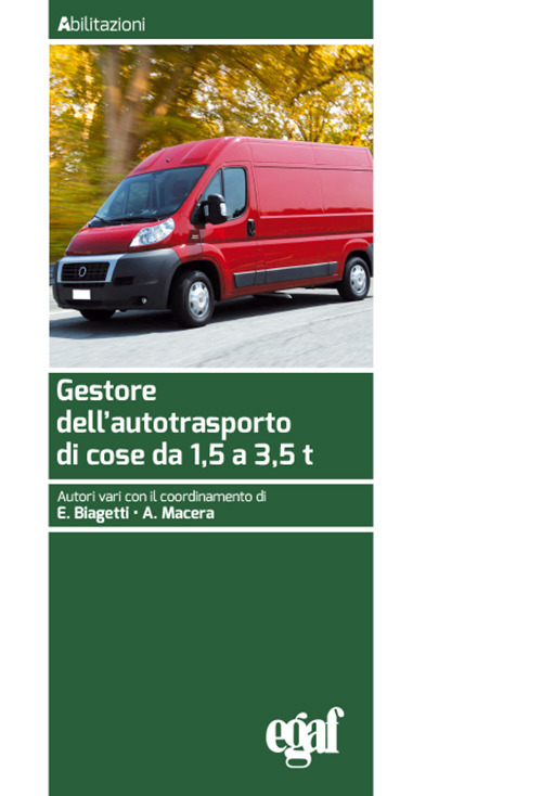 Gestore dell'autotrasporto di cose da 1,5 a 3,5 t