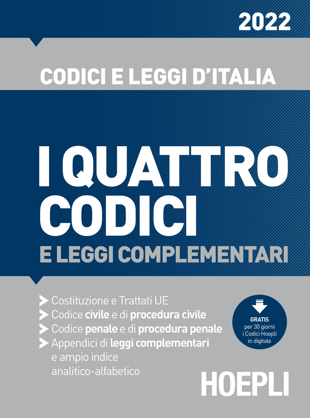 I quattro codici e leggi complementari 2022