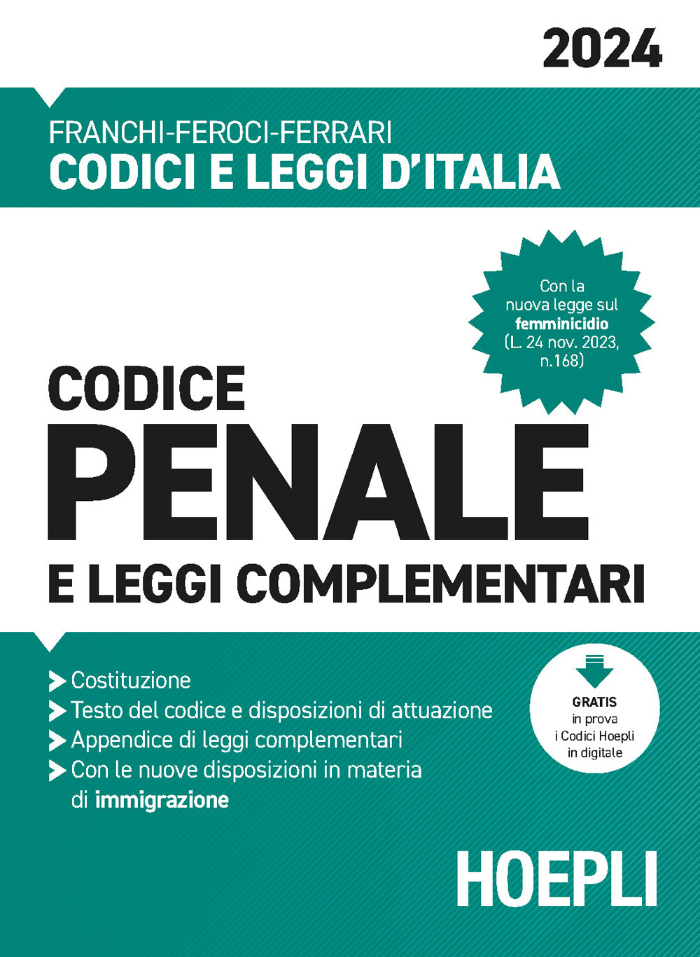 Codice penale e leggi complementari 2024