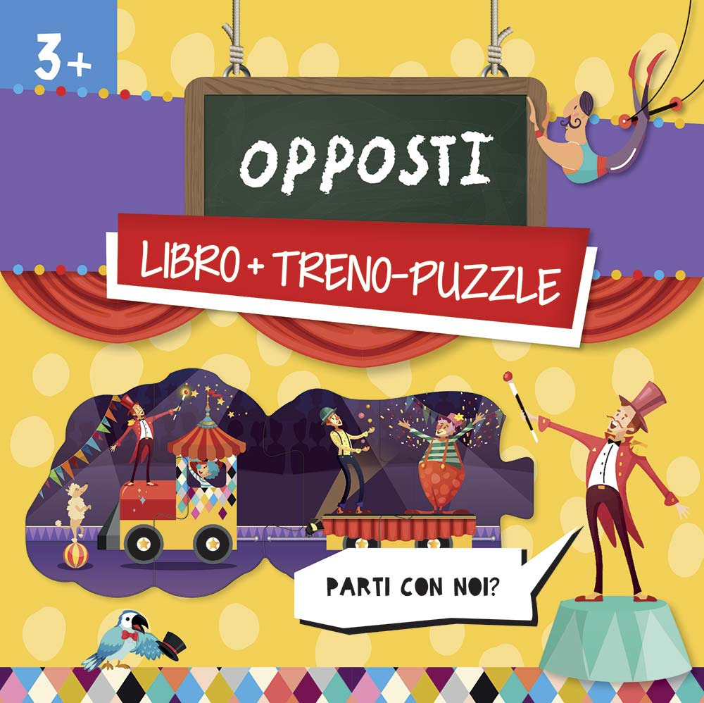 Opposti. Treno-puzzle