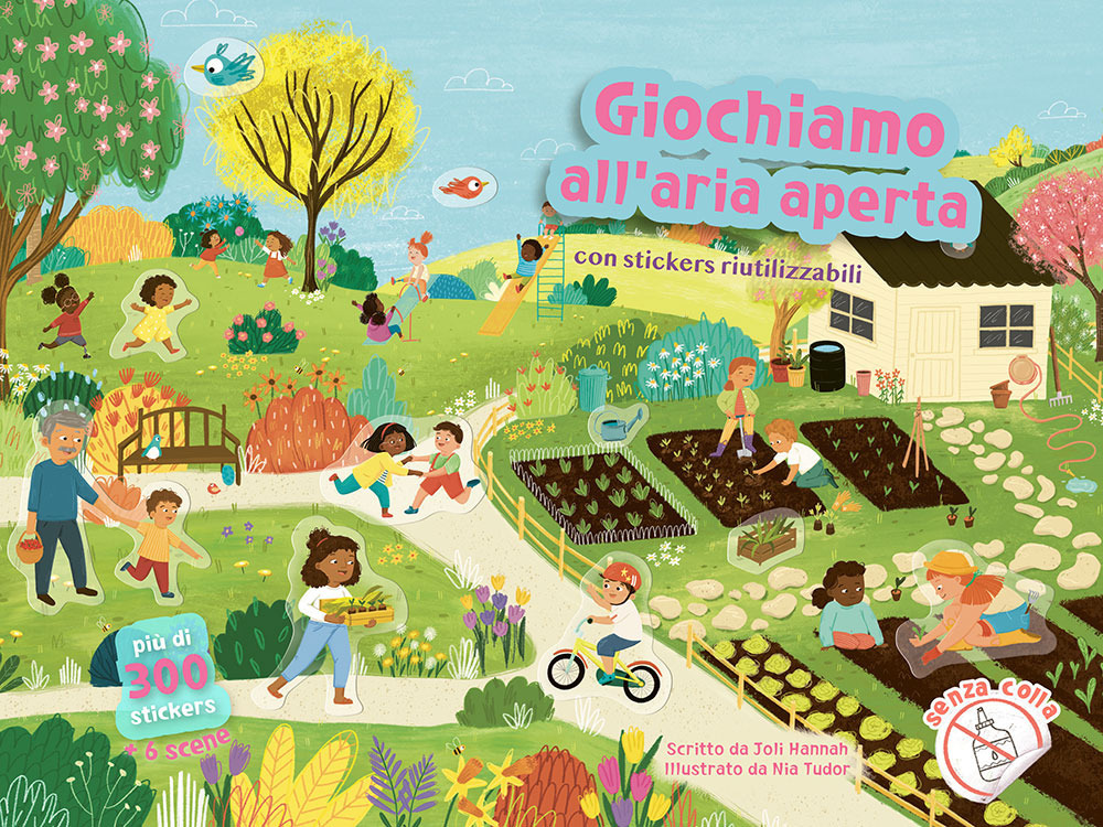 Giochiamo all'aria aperta. Con adesivi