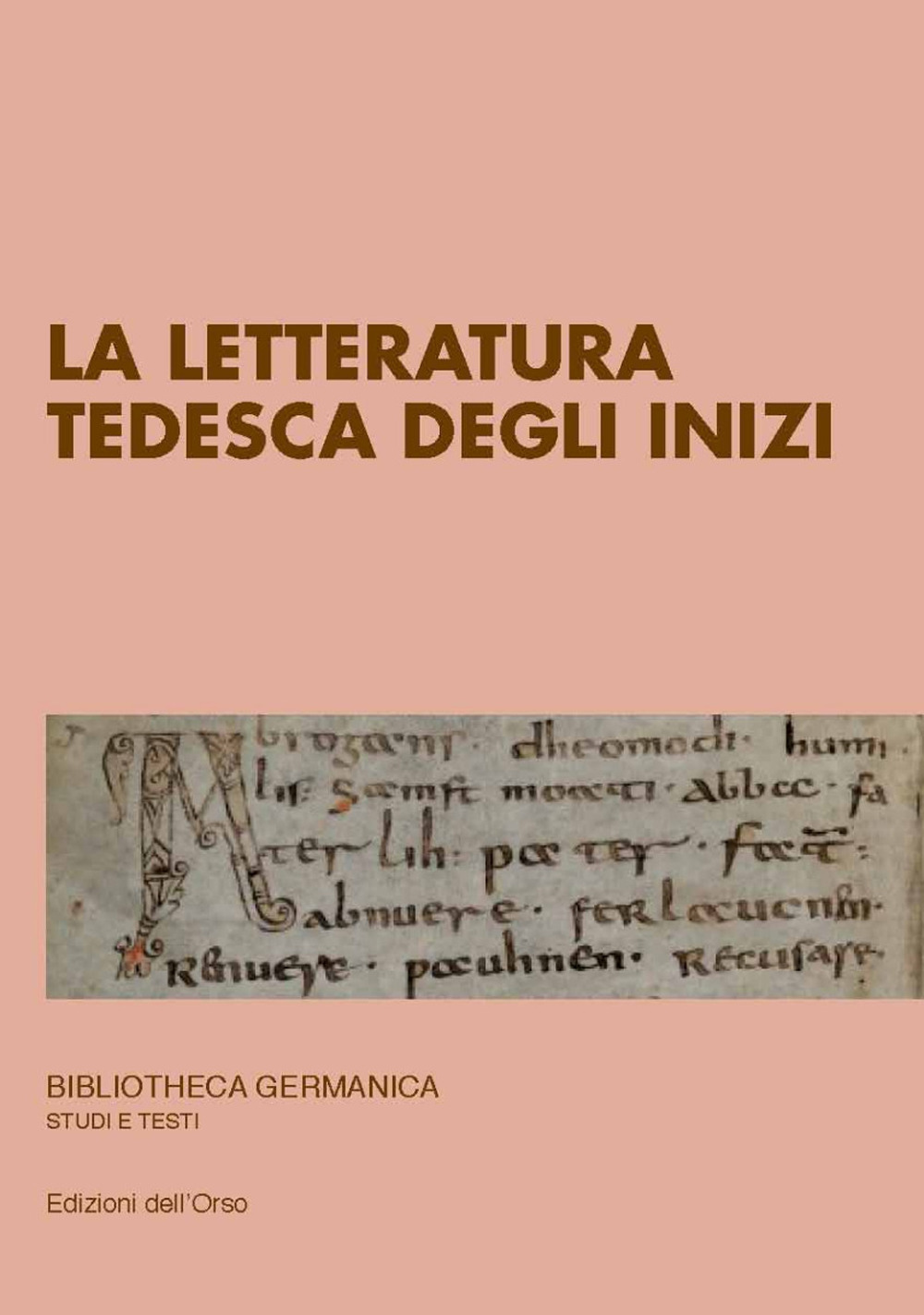 La letteratura tedesca degli inizi
