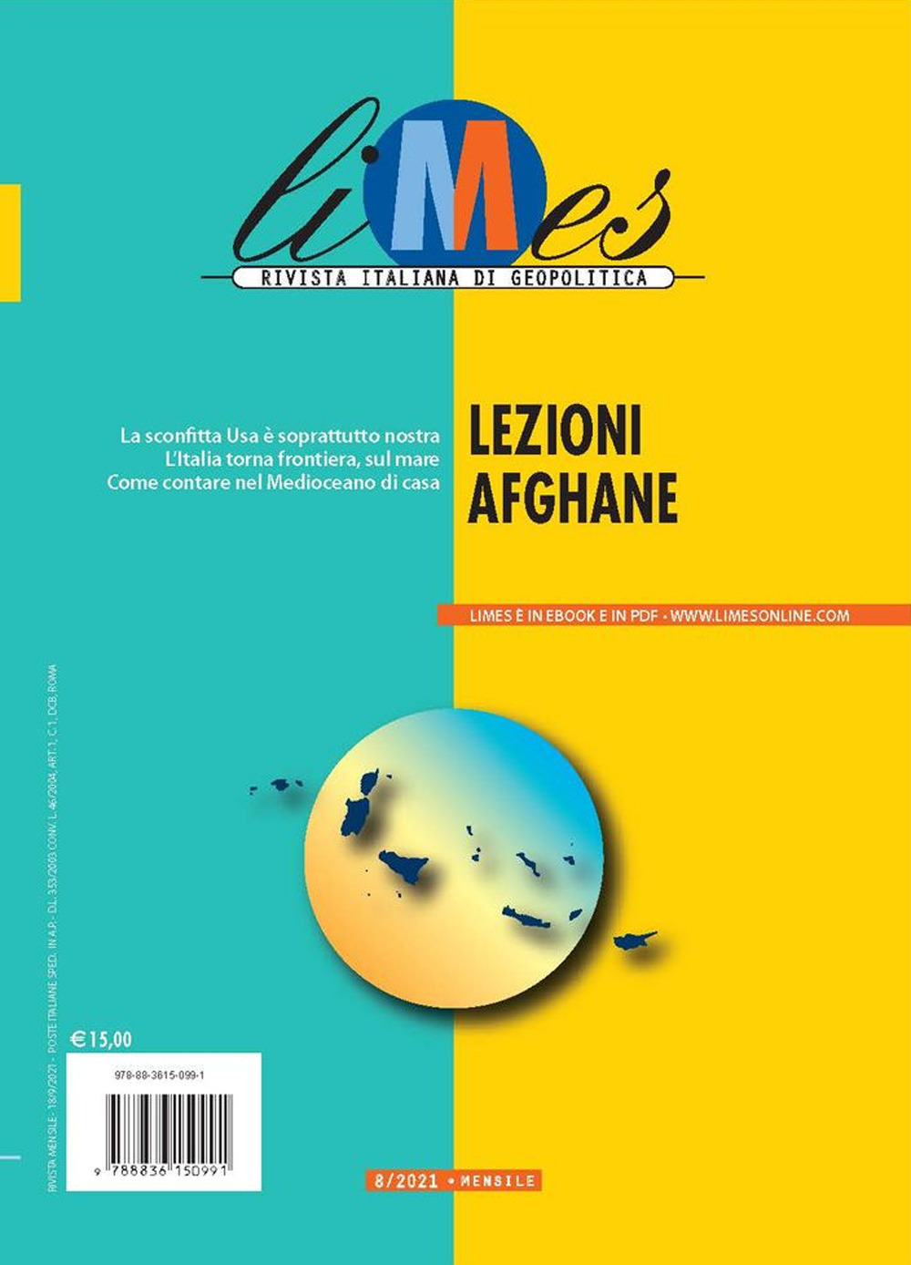 Limes. Rivista italiana di geopolitica. Vol. 8: Lezioni afghane