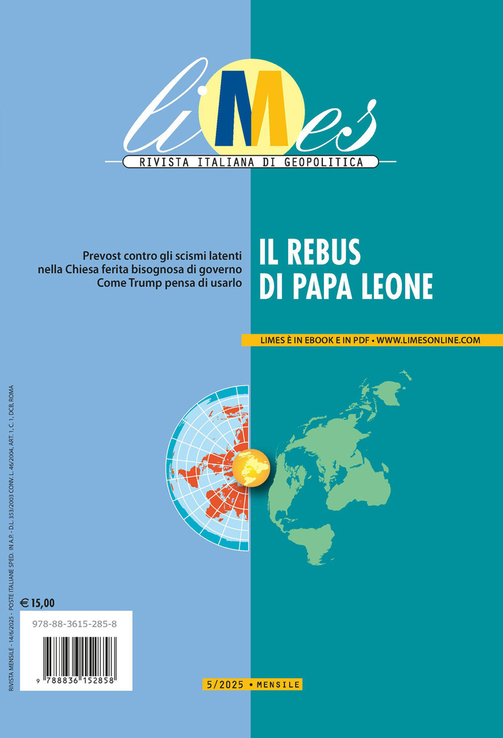 Limes. Rivista italiana di geopolitica. Vol. 5: Il rebus di papa Leone