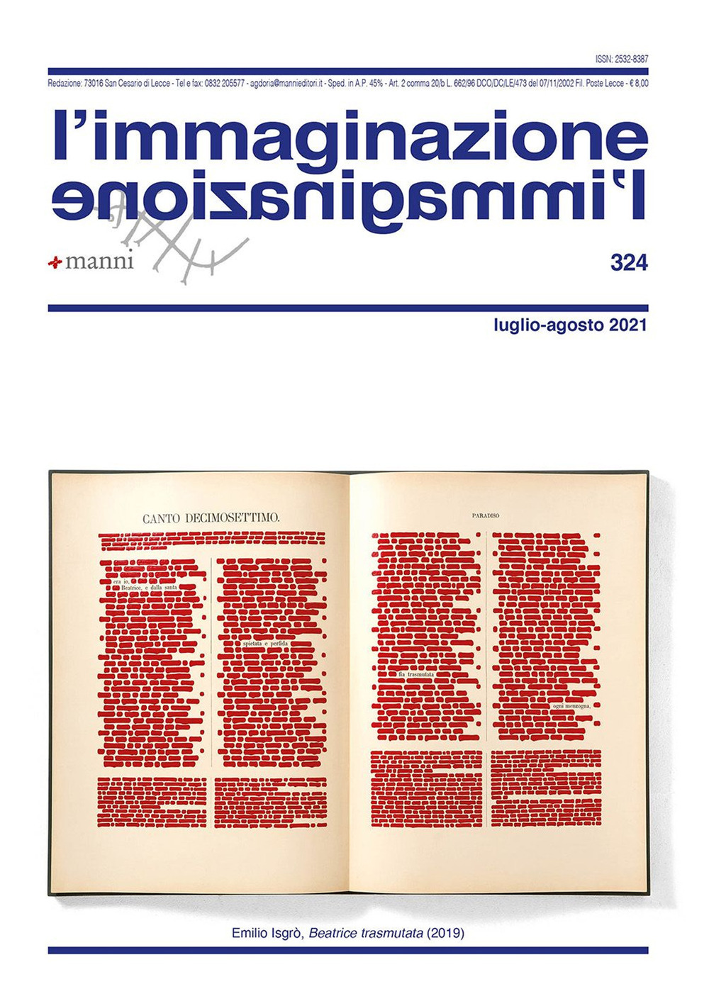 L'immaginazione. Vol. 324: Luglio-agosto