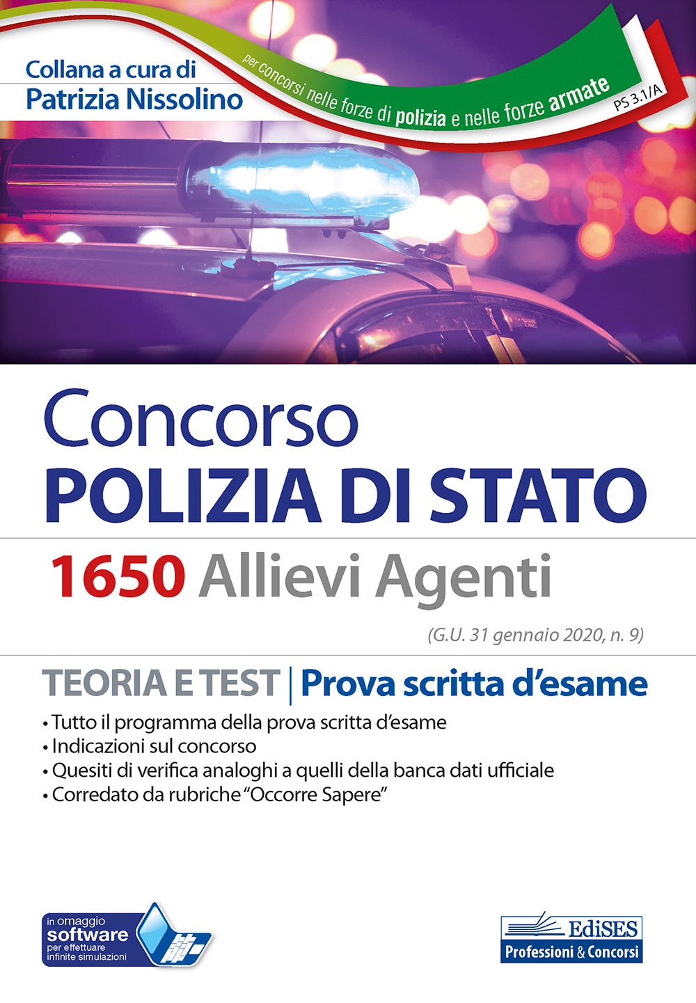 Concorso 1650 allievi agenti Polizia di Stato. Teoria e test. Prova scritta d'esame