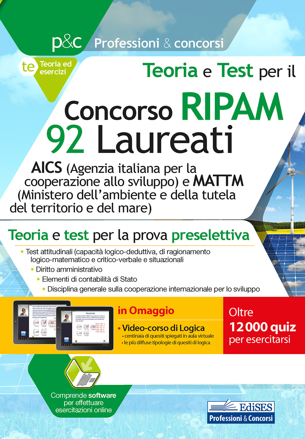 Concorso RIPAM 92 Laureati AICS e MATTM. Teoria e test per la prova preselettiva