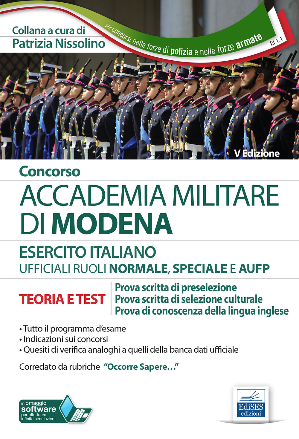 Concorso Accademia militare di Modena. Ufficiali Esercito italiano. Teoria e test per le prove scritte