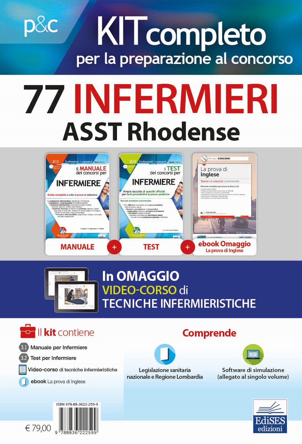 Kit completo per la preparazione al concorso 77 infermieri ASST Rhodense