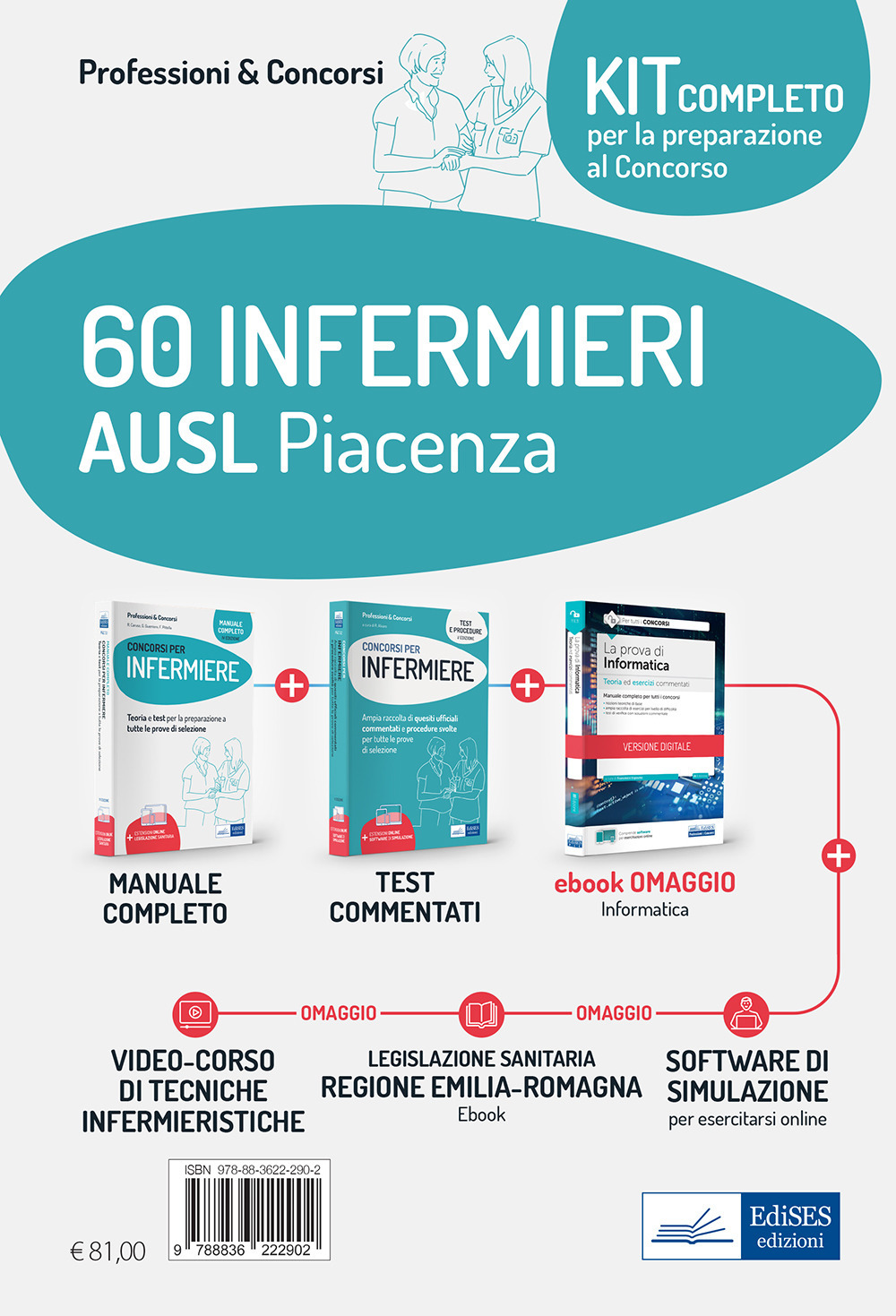 Kit completo concorso Infermieri Estar Toscana