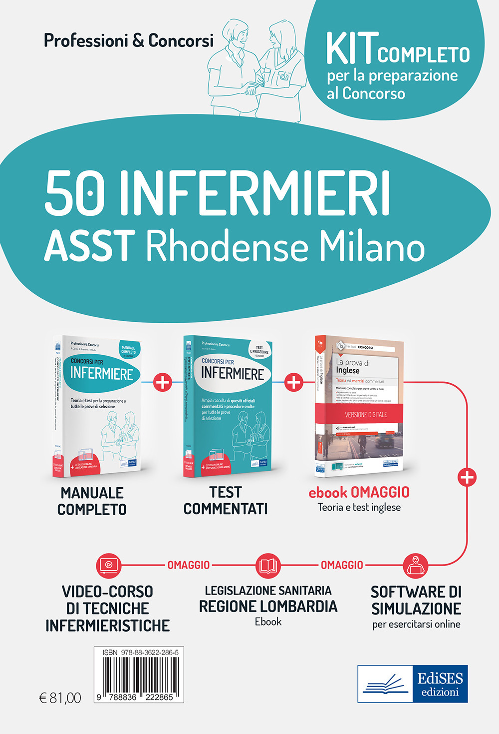 Kit concorso 50 Infermieri ASST Rhodense Milano